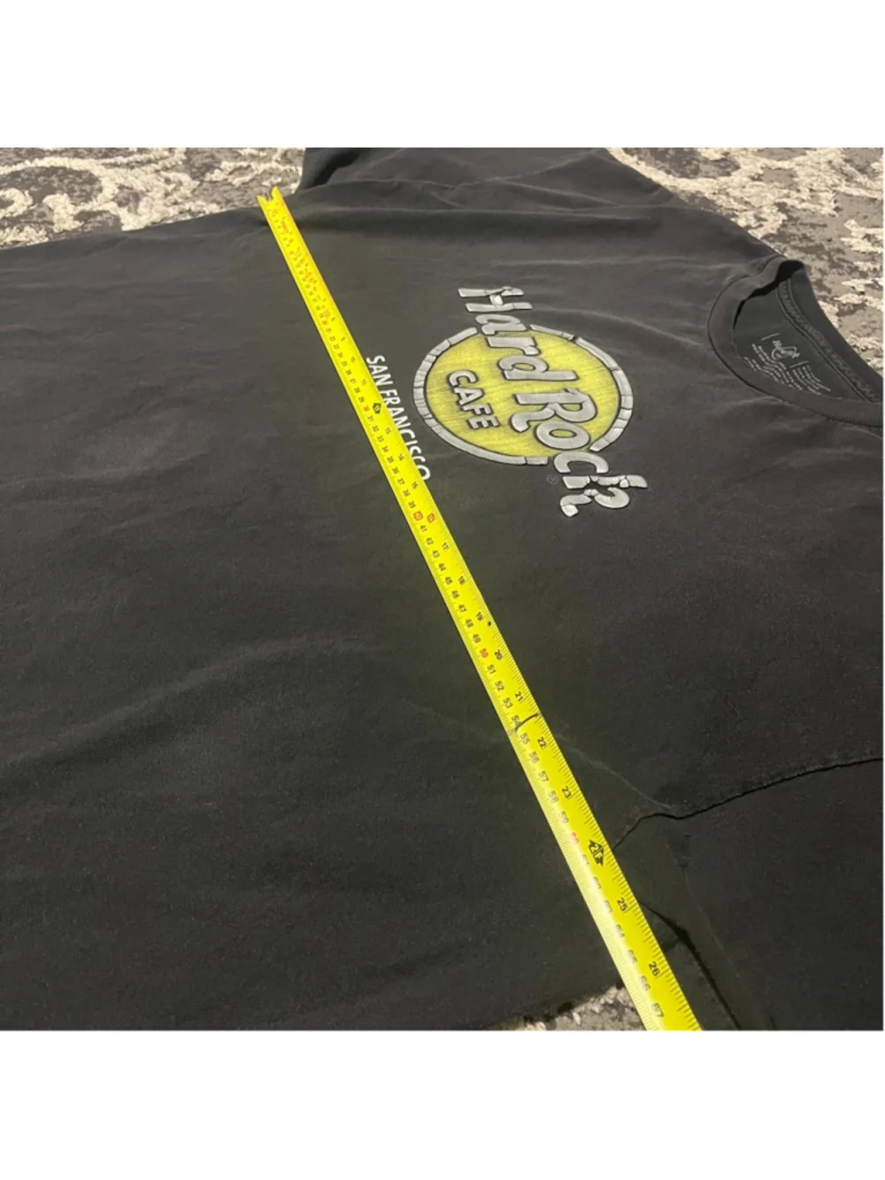 Men's Hard Rock Cafe Short Sleeve Tee XXL Black Yellow - Picture 5 of 6